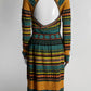 M Missoni Green Striped Mini Dress 44