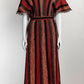 M Missoni Orange/Black Dress 38