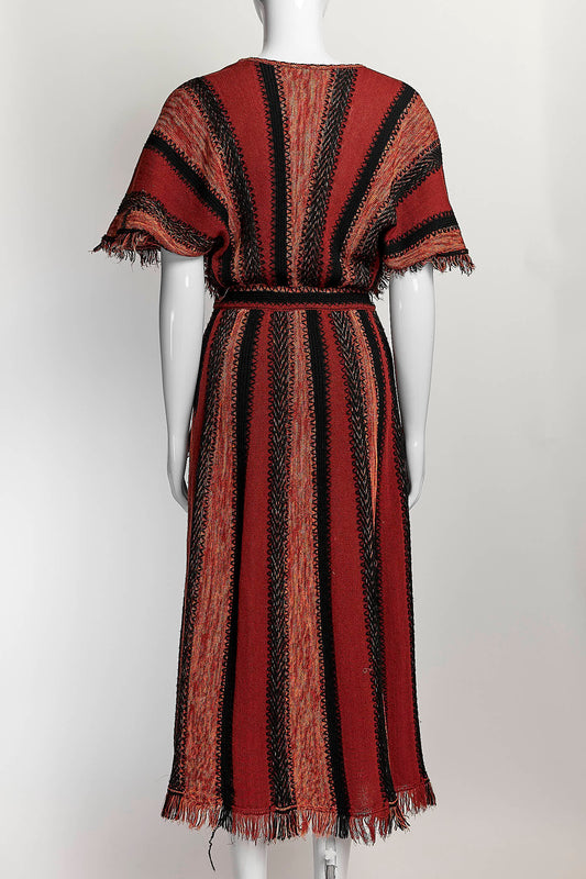 M Missoni Orange/Black Dress 38