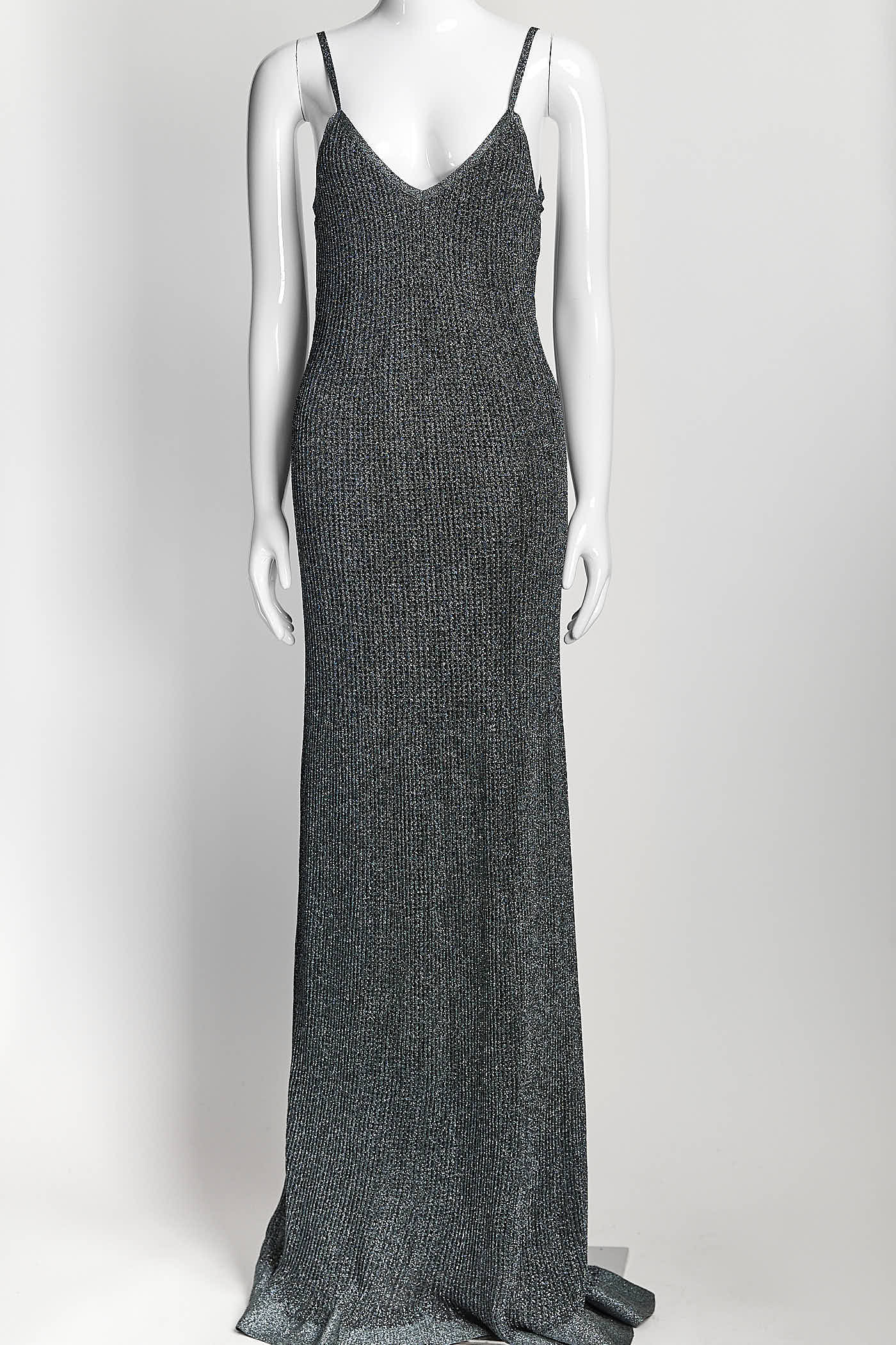 M Missoni Sliver Long Dress 42