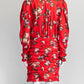 Magda Butrym Barletta Red Floral-Print Dress 38