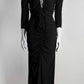 Magda Butrym Black Ruffled Dress