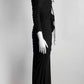 Magda Butrym Black Ruffled Dress