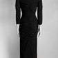 Magda Butrym Black Ruffled Dress