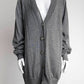 Maison Margiela Grey Wool Cardigan S