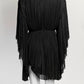 Maria Lucia Hohan Black Pleated Dress FR38