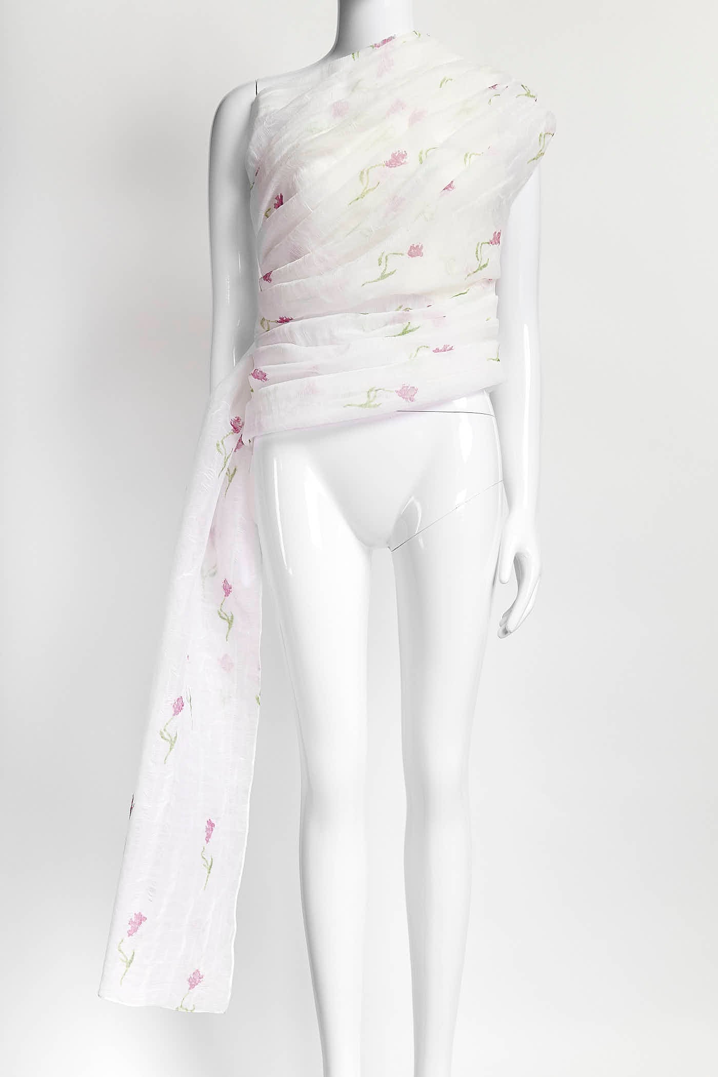 Marina Moscone Plisse Sarong Top 8