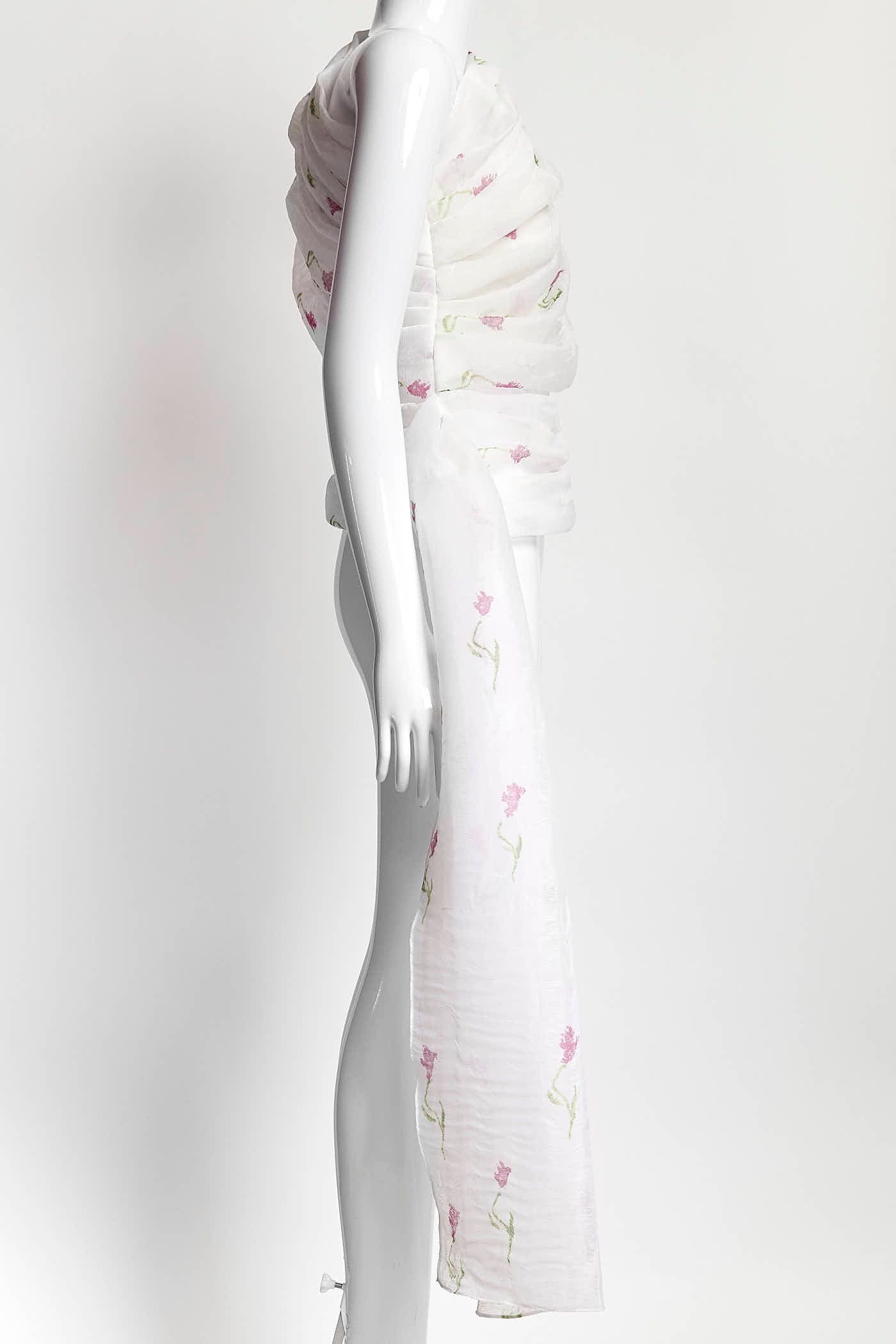 Marina Moscone Plisse Sarong Top 8