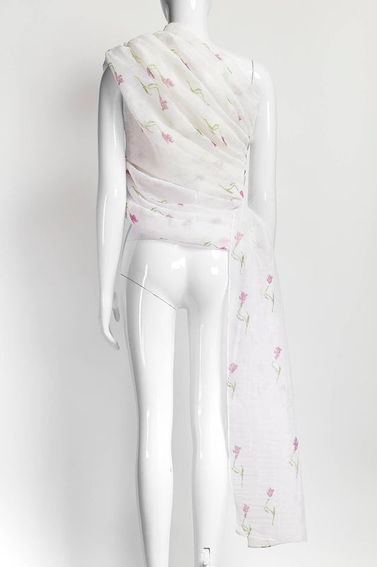 Marina Moscone Plisse Sarong Top 8