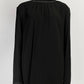 Marni Black with White Stitch Blouse 44