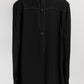 Marni Black with White Stitch Blouse 44