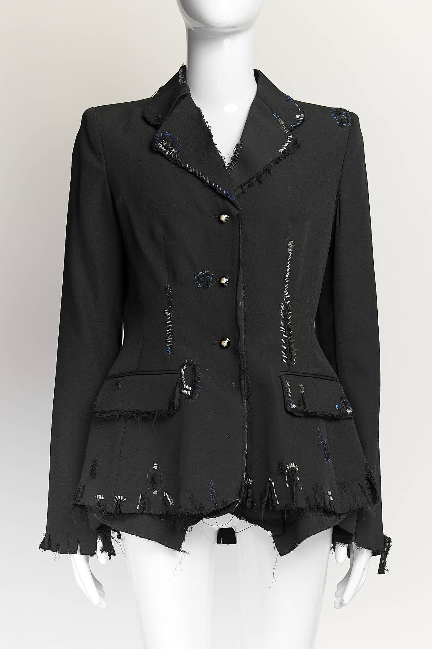 Marni Distressed Single Breasted Blazer 40