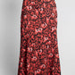 Marni Red Leopard Print Skirt 38