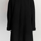 Max Mara Black Pea Coat IT 50