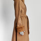 MaxMara Fur-Trimmed Camel Coat 42