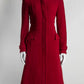 MaxMara Red Wool Coat 42