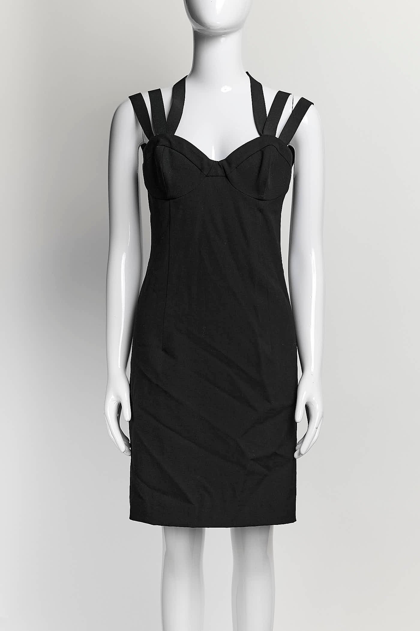 Michael Kors Black Corset Dress 4