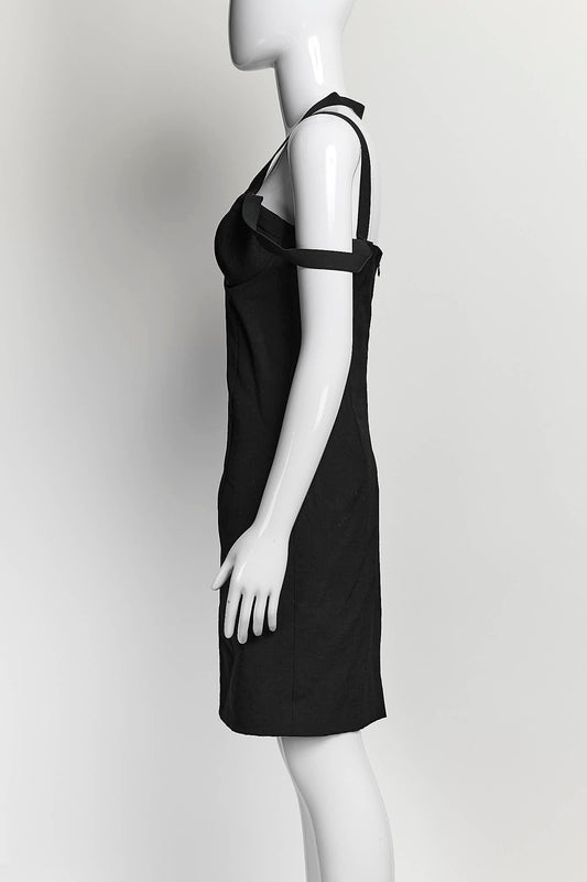 Michael Kors Black Corset Dress 4