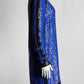 Michael Kors Blue Long Sleeve Sequin Dress US 4