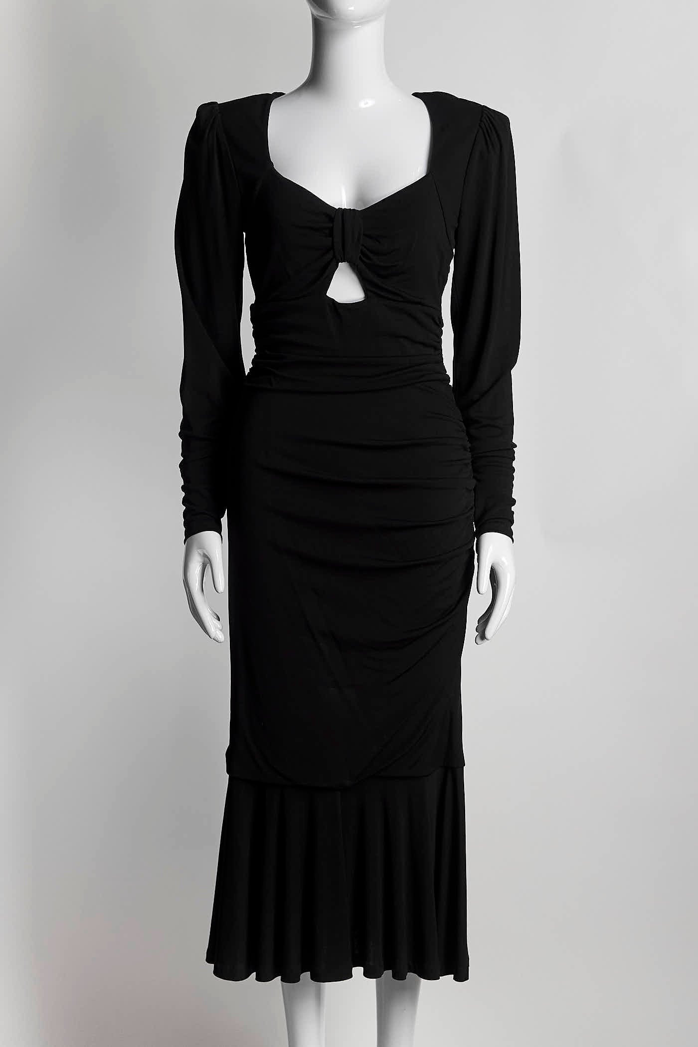 Michael Kors Cutout Black Dress US8