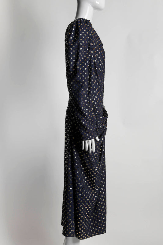 Michael Kors Midnight Gold Dress US 8