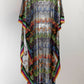 Missoni Black Sheer Multicolor Cape 46