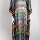 Missoni Black Sheer Multicolor Cape 46