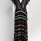 Missoni Black V-Neck Long Dress 42