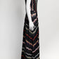 Missoni Black V-Neck Long Dress 42