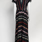 Missoni Black V-Neck Long Dress 42