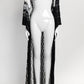 Missoni Black/White Kint Long Cardigan S