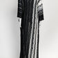 Missoni Black/White Kint Long Cardigan S