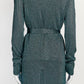 Missoni Blue Metallic Knit Cardigan/Tank Set 40