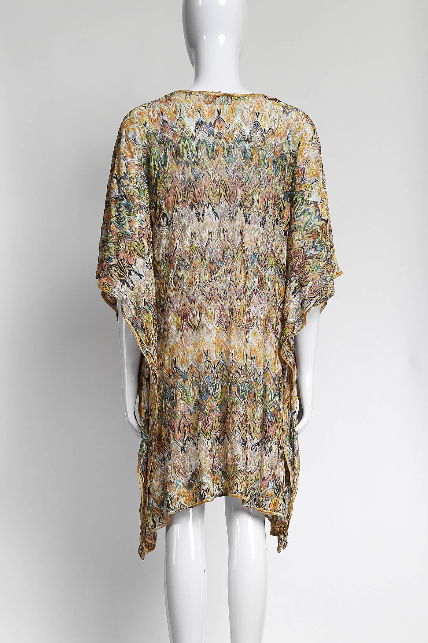 Missoni Chevron Orange V-Neck Tunic L