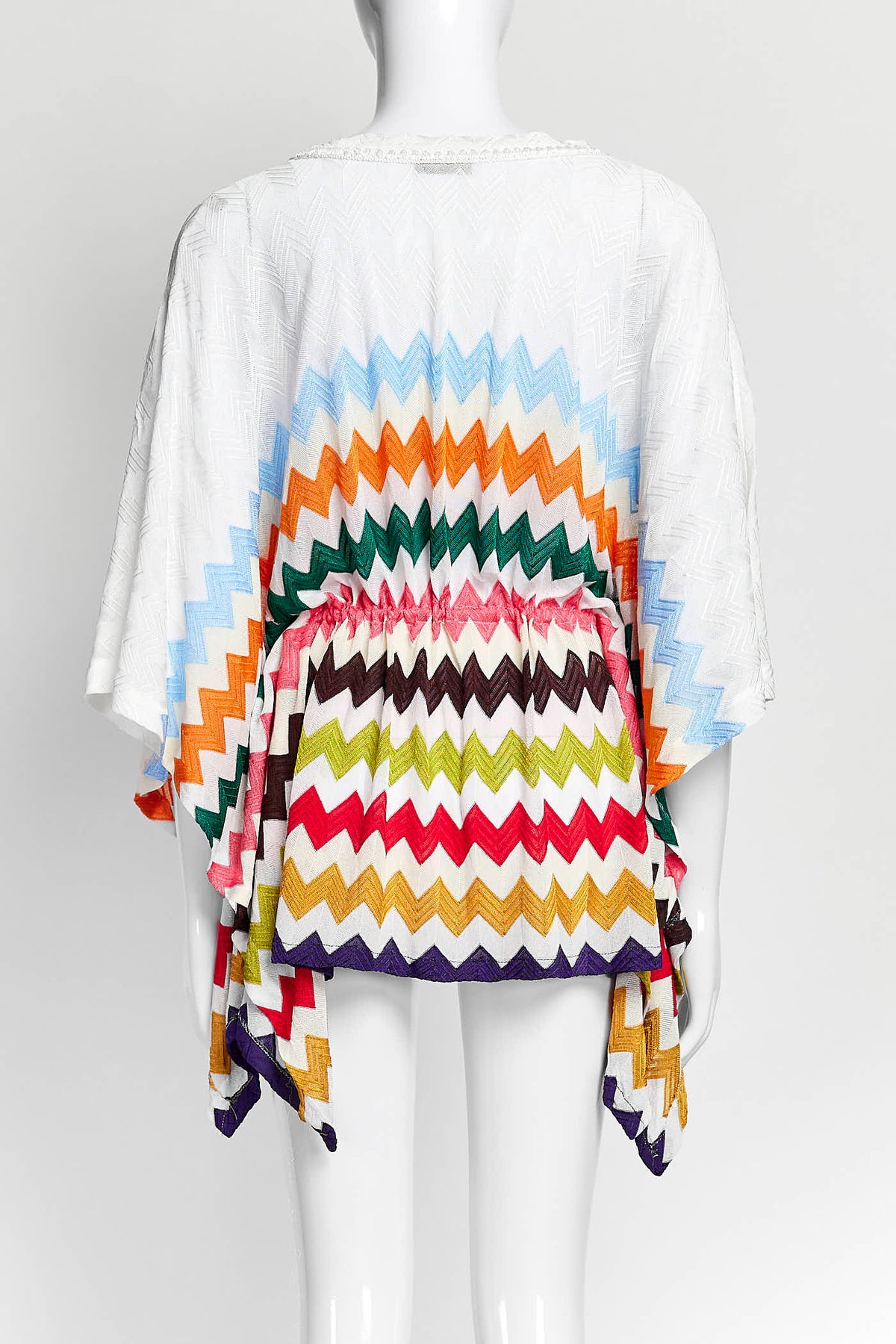 Missoni Crochet-Knit Beach Cover-Up / Kaftan Top