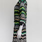 Missoni Green Patterned Top/Skirt Set IT 42