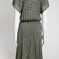 Missoni Grey/Green Metallic Kint Dress 42