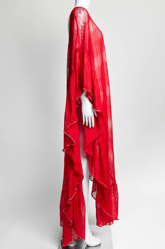 Missoni Mare Red Kint Cover-Up 40