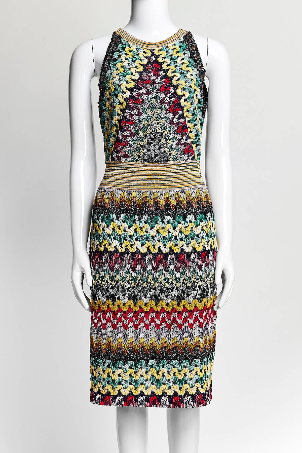 Missoni Multicolor Kint Sleeveless Dress  S