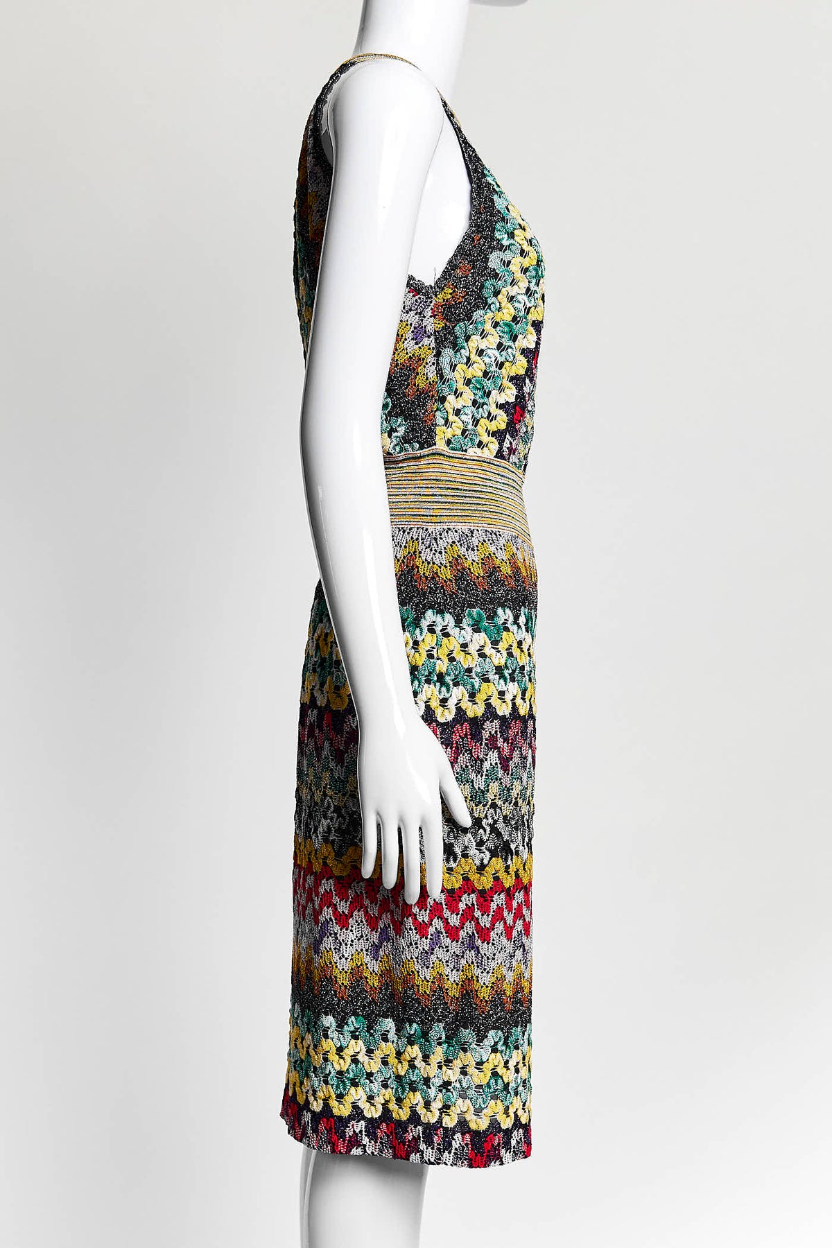 Missoni Multicolor Kint Sleeveless Dress  S