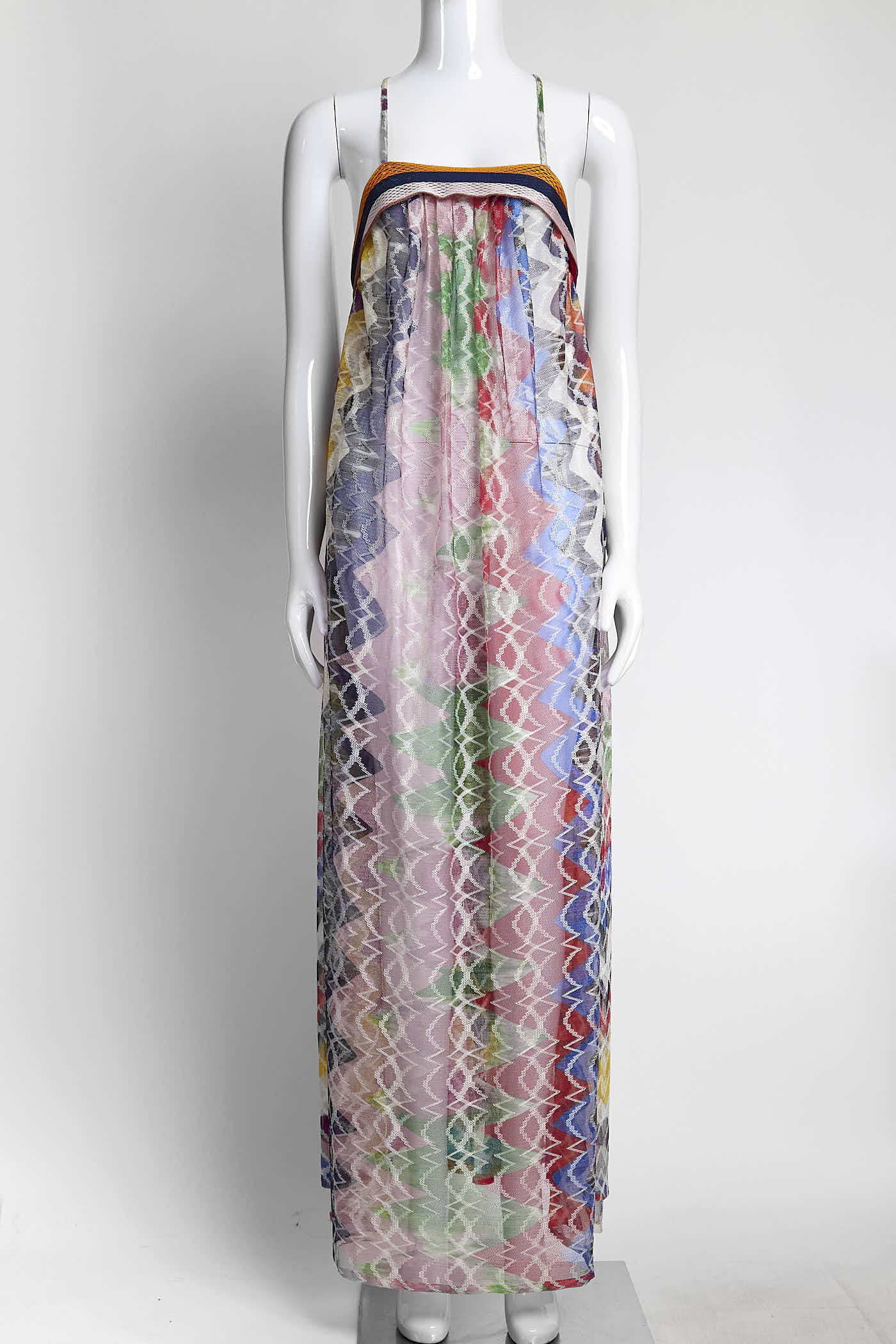Missoni Multicolored Patterned Cover-up Dress 38