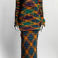 Missoni Orange/Blue Sweater/Skirt Set 40