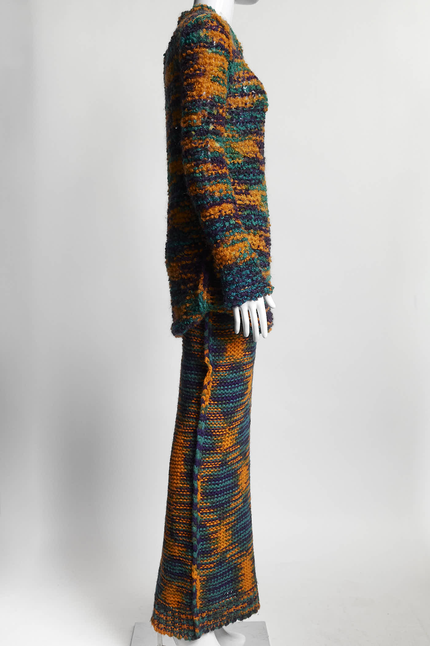 Missoni Orange/Blue Sweater/Skirt Set 40