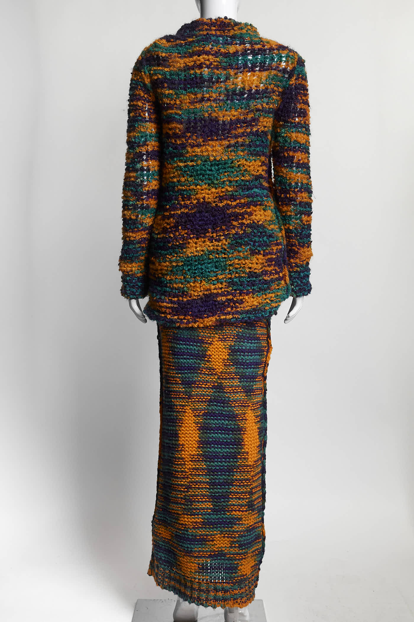 Missoni Orange/Blue Sweater/Skirt Set 40