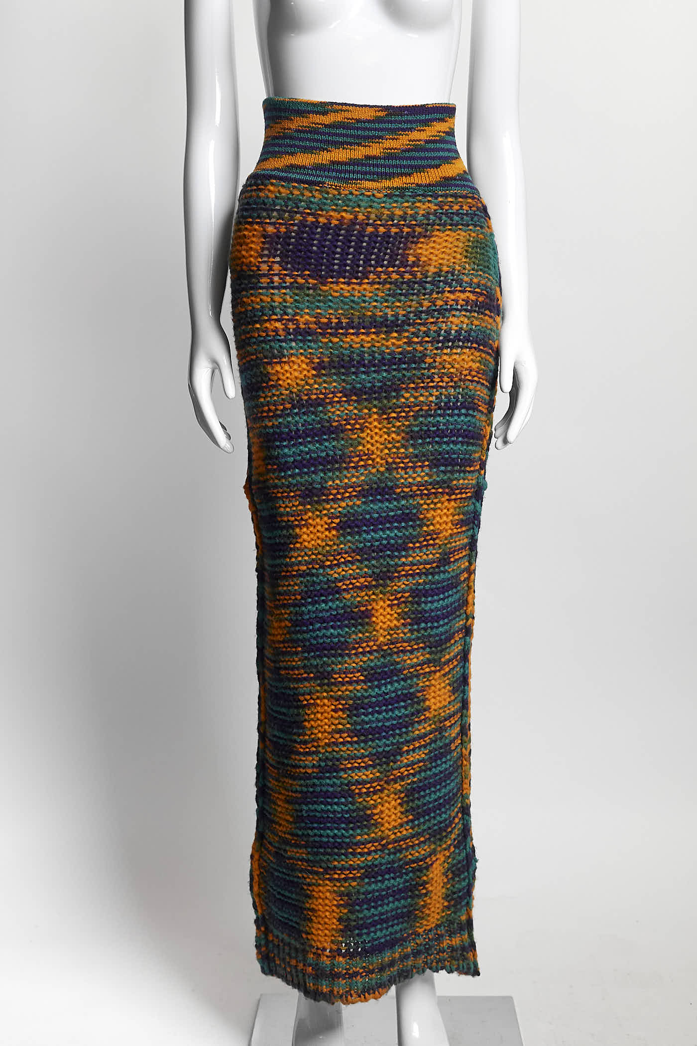 Missoni Orange/Blue Sweater/Skirt Set 40