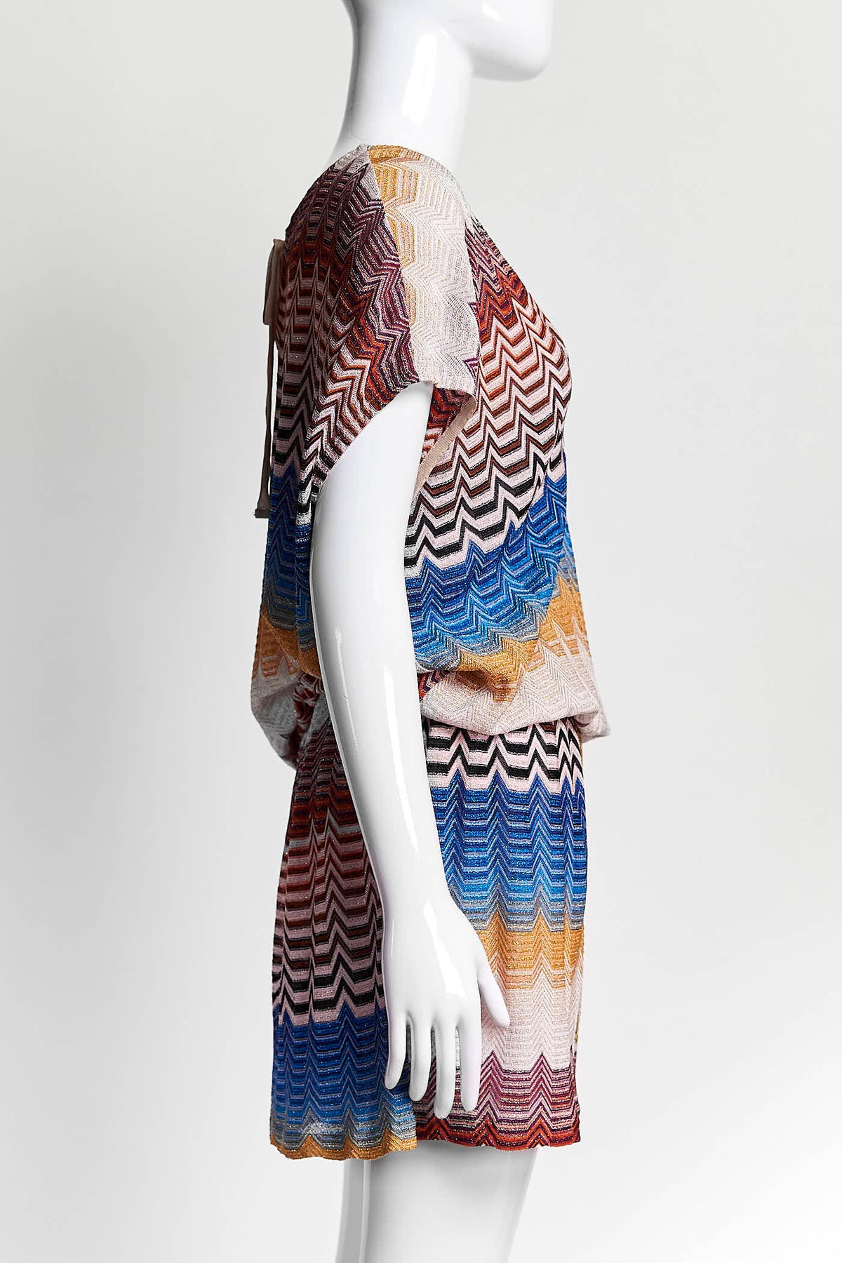 Missoni Pink Blue Metallic Romper 42