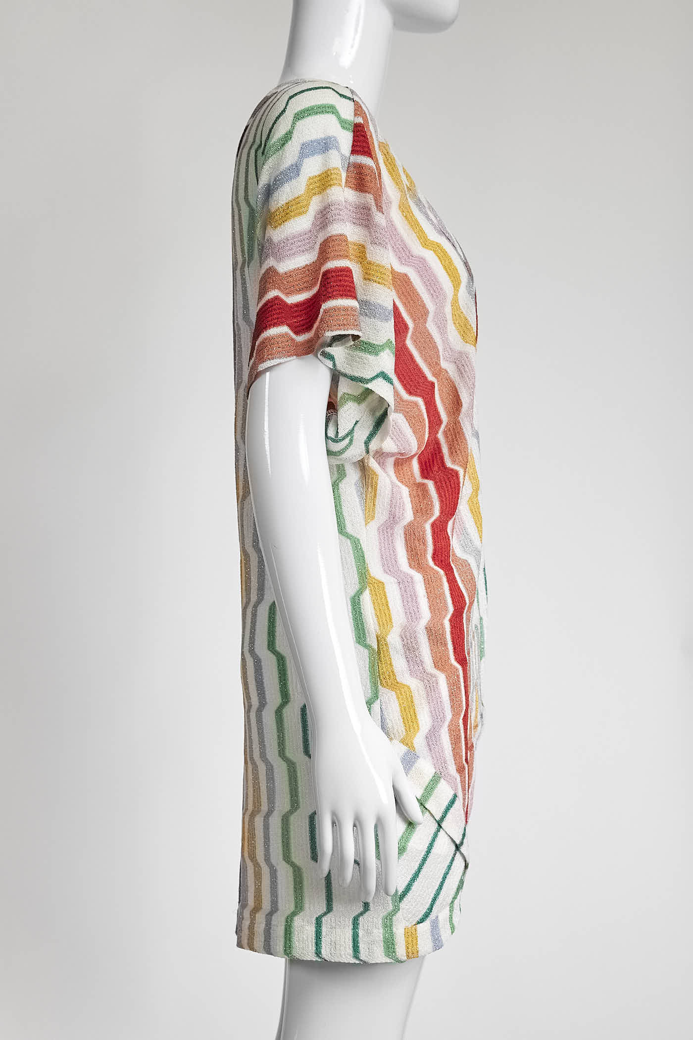 Missoni Pink/Orange Striped Cover-Up Dress 40