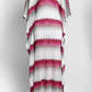 Missoni Pink/White Kaftan Dress M