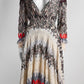 Missoni Purple Multicolor Longsleeve Dress 42