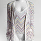 Missoni Sequined crochet-knit Cardigan/Tank Top Set 40